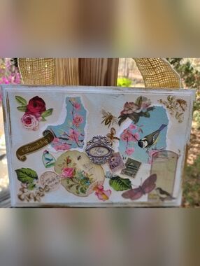 Rustic Shabby Chic Handmade Wall Plaque